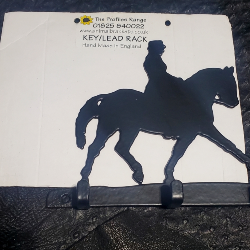 Dressage Horse Key/Lead Rack, Handmade in England